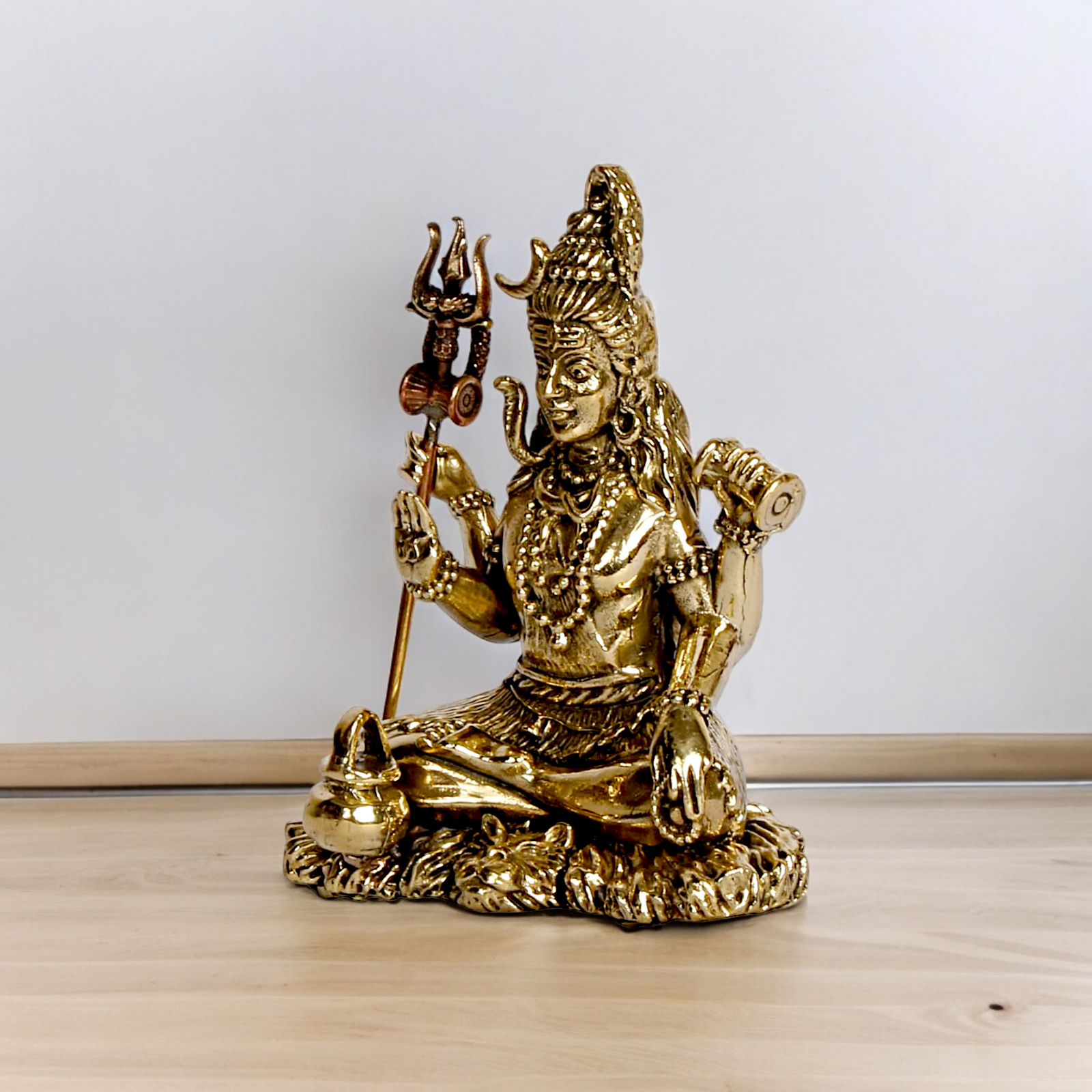 Lord Shiva God Brass idol - 3 inches Nikuressence