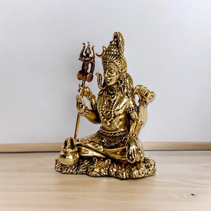 Lord Shiva God Brass idol - 3 inches Nikuressence