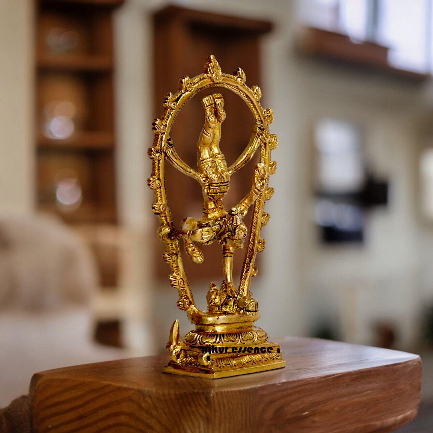 Buy Shiva Tandav Nataraja solid brass idol - 6 inches Nikuressence
