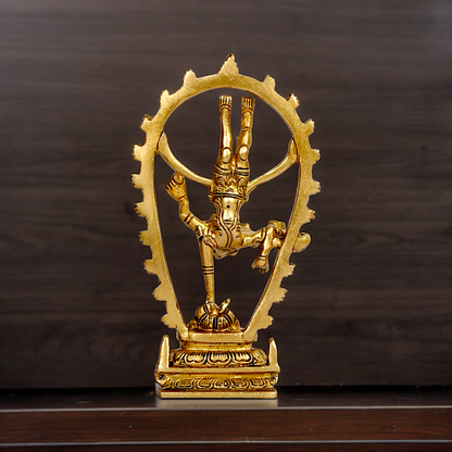 Buy Shiva Tandav Nataraja solid brass idol - 6 inches Nikuressence