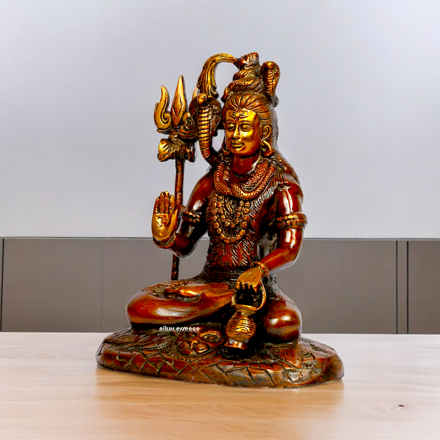 Shop Shiva With Blessing Brass idol - 10 inches Nikuressence