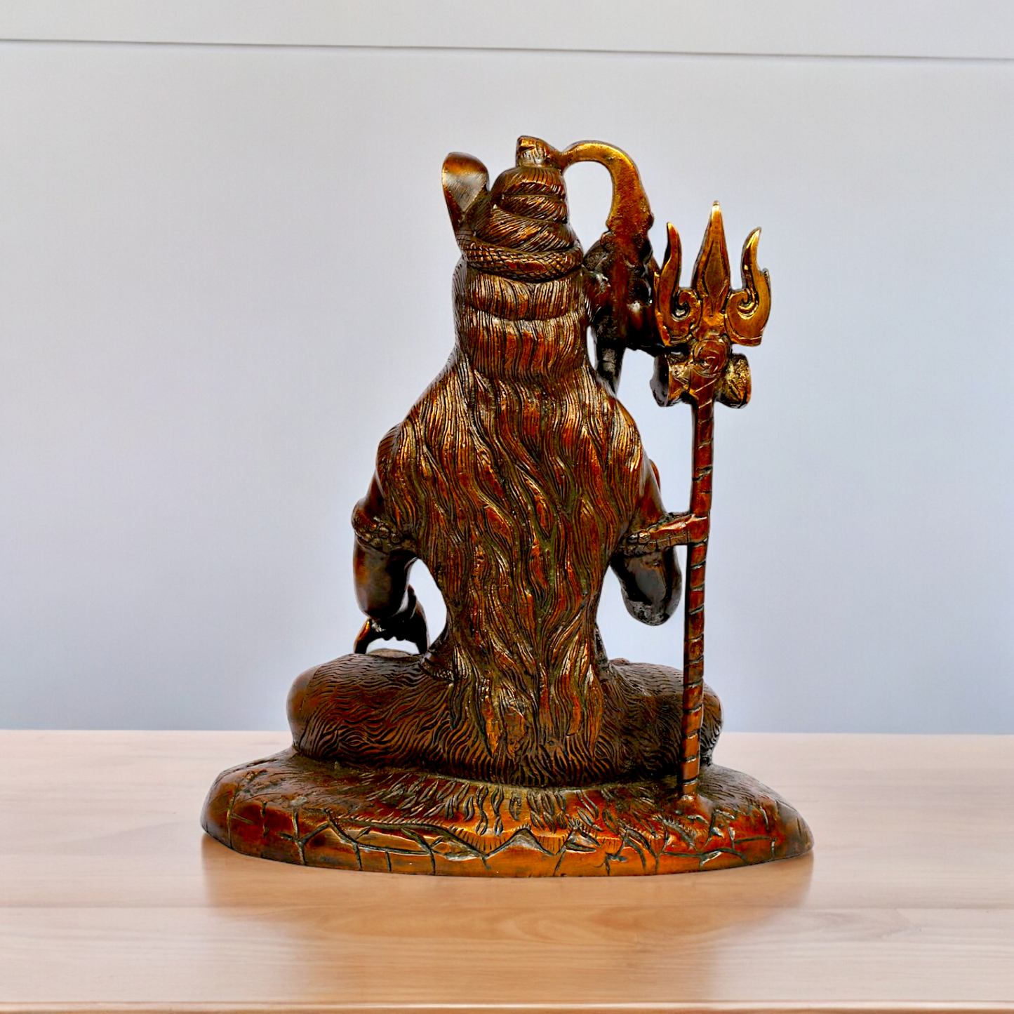 Shop Shiva With Blessing Brass idol - 10 inches Nikuressence