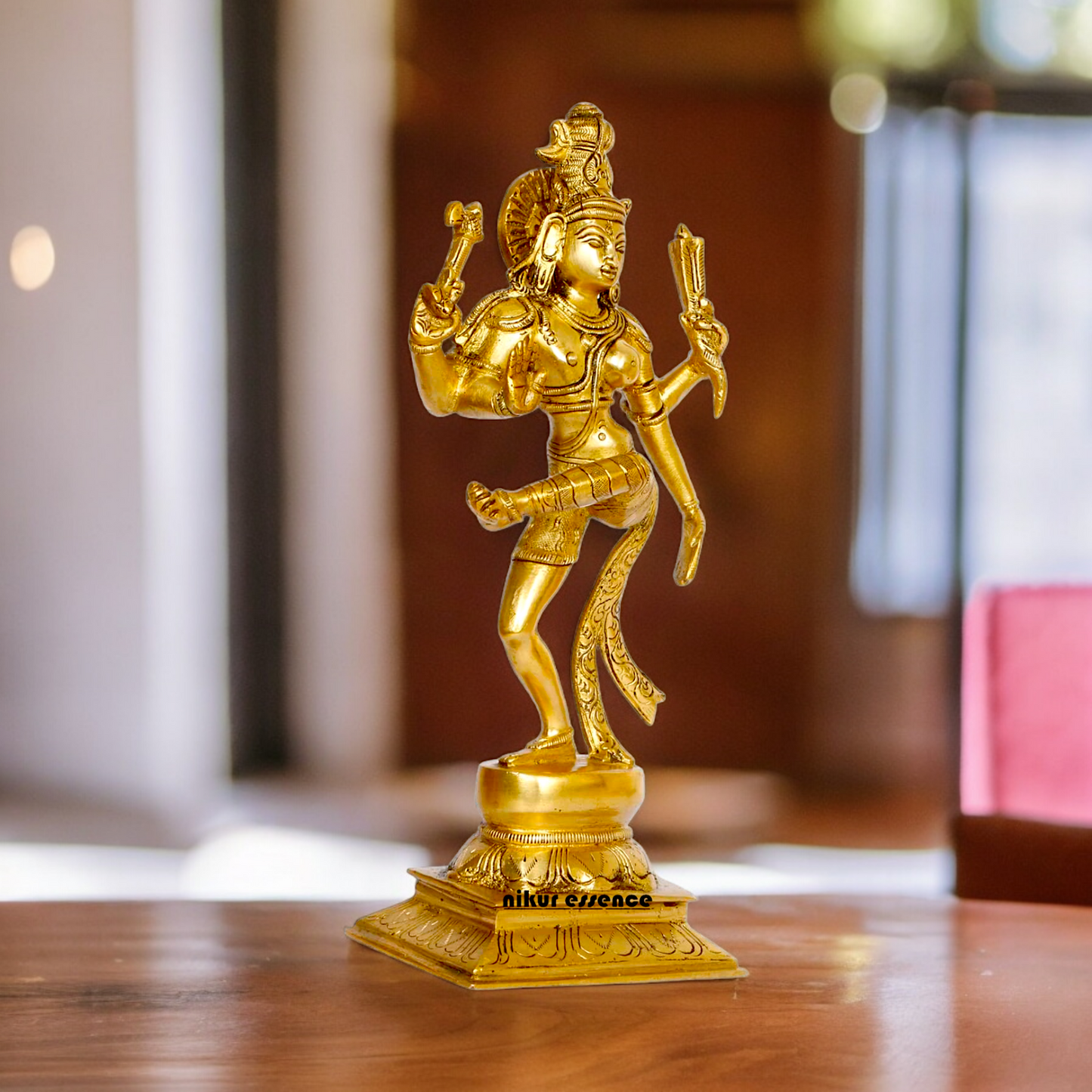 Solid Brass Ardhanarishvara Ardhnarishwar Statue - 12 inche Nikuressence