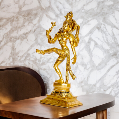 Solid Brass Ardhanarishvara Ardhnarishwar Statue - 12 inche Nikuressence
