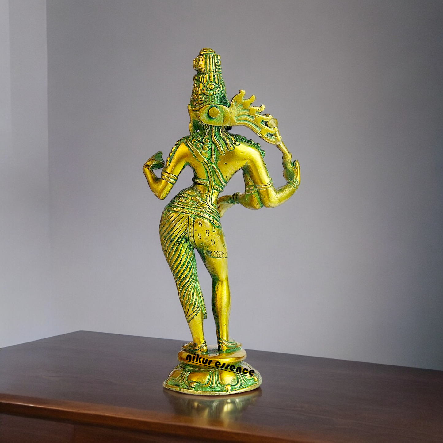 Buy Ardhanarishvara Ardhnarishwar Brass idol - 8.5 inches Nikuressence