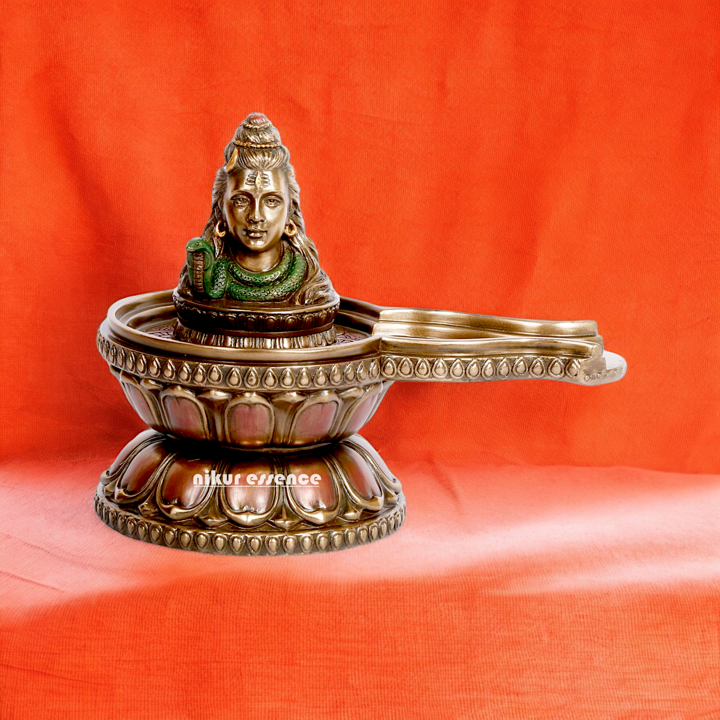 Bronze shiva Shivling idol - 6 inches Nikuressence