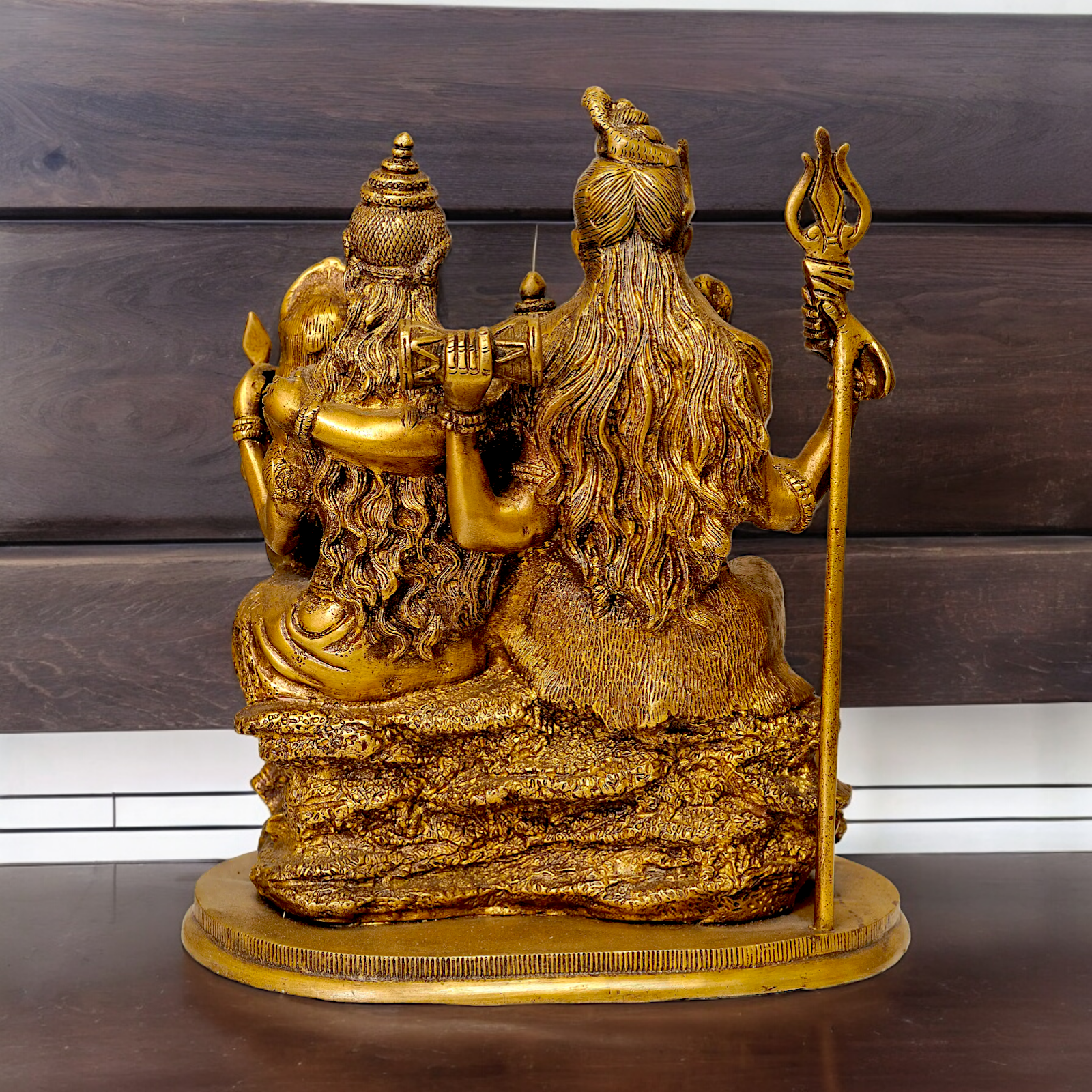 Buy Solid Brass Shiva Parivar idol - 12 inches Nikuressence