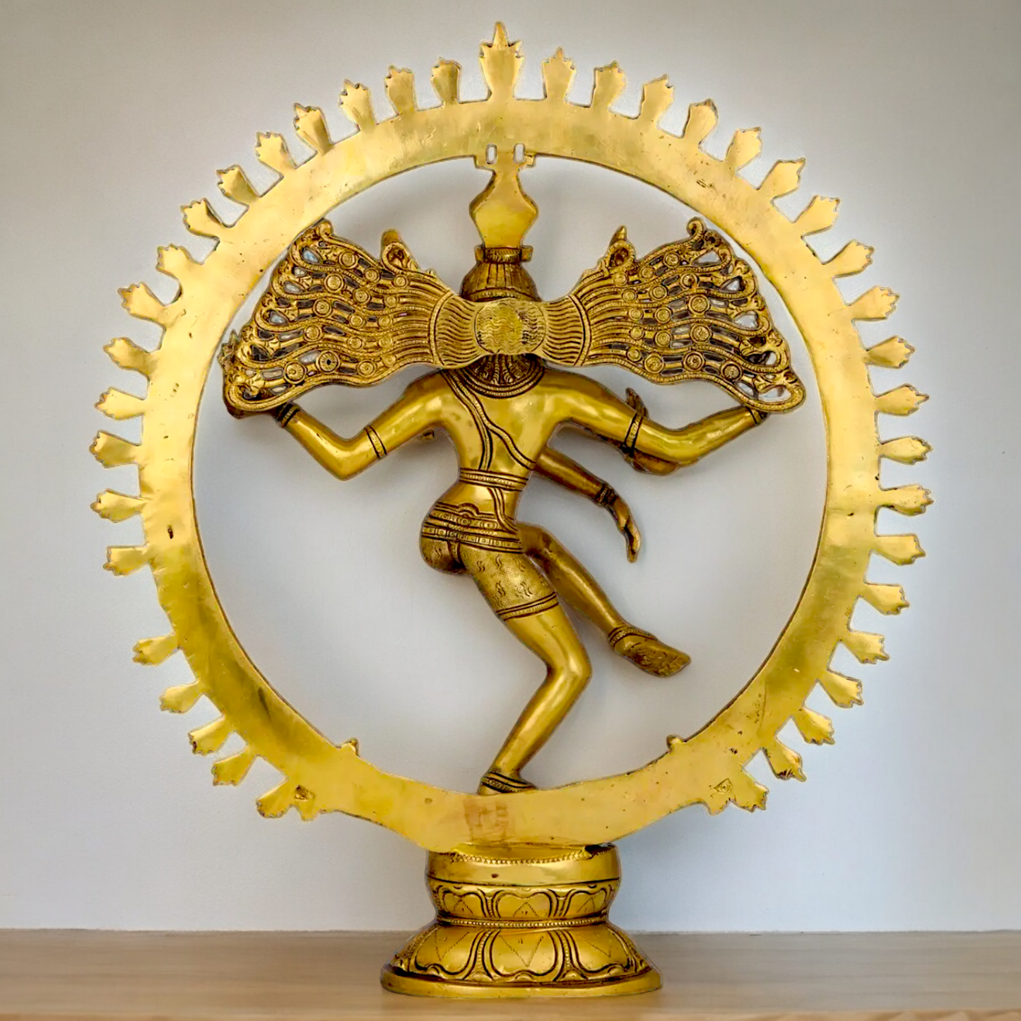 Solid Brass Shiva Nataraja Dance idol - 20 inch Nikuressence