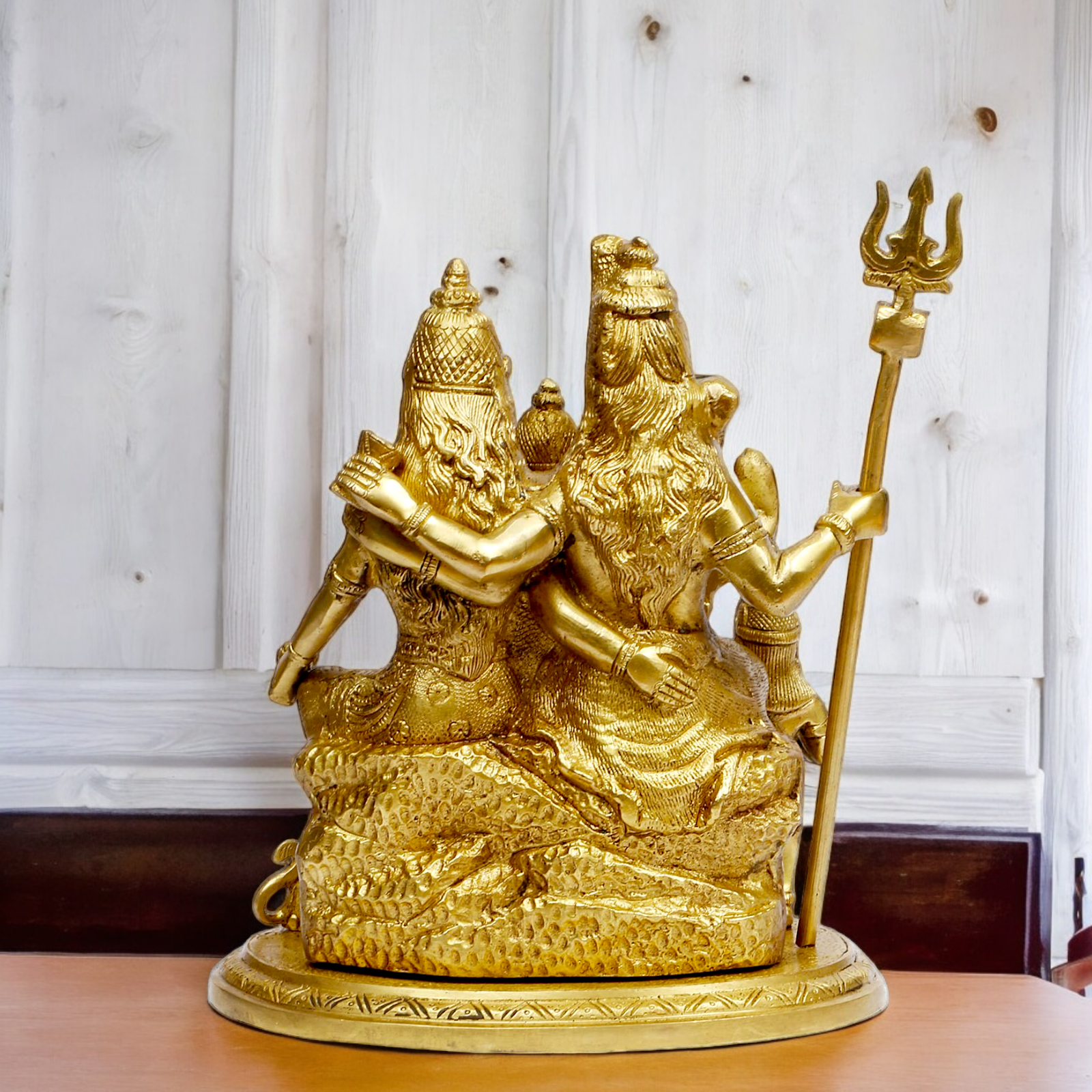 Shop Shiva Parivar Solid Brass idol - 9 inch Nikuressence
