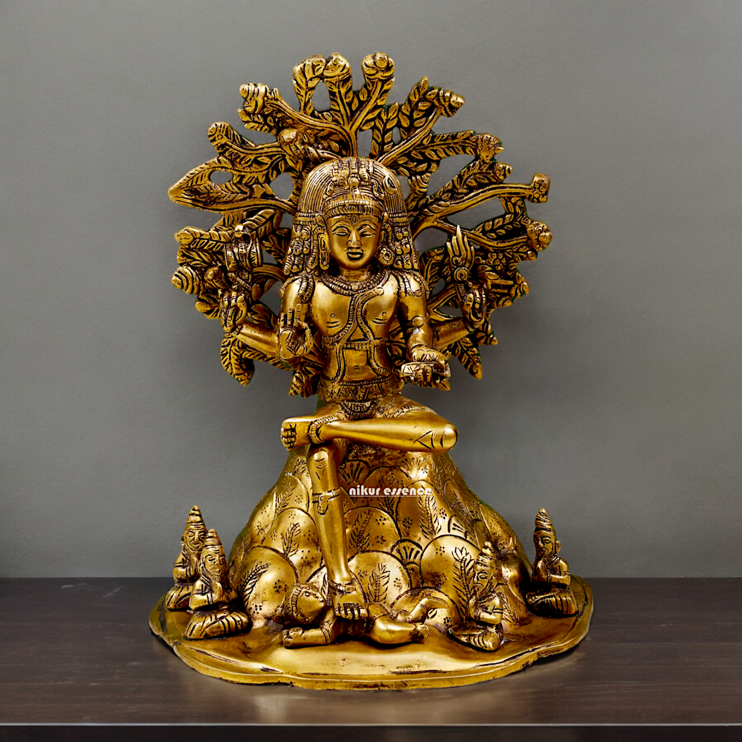 Shop Dakshinamurti Shiva Solid Brass idol - 12 inch Nikuressence