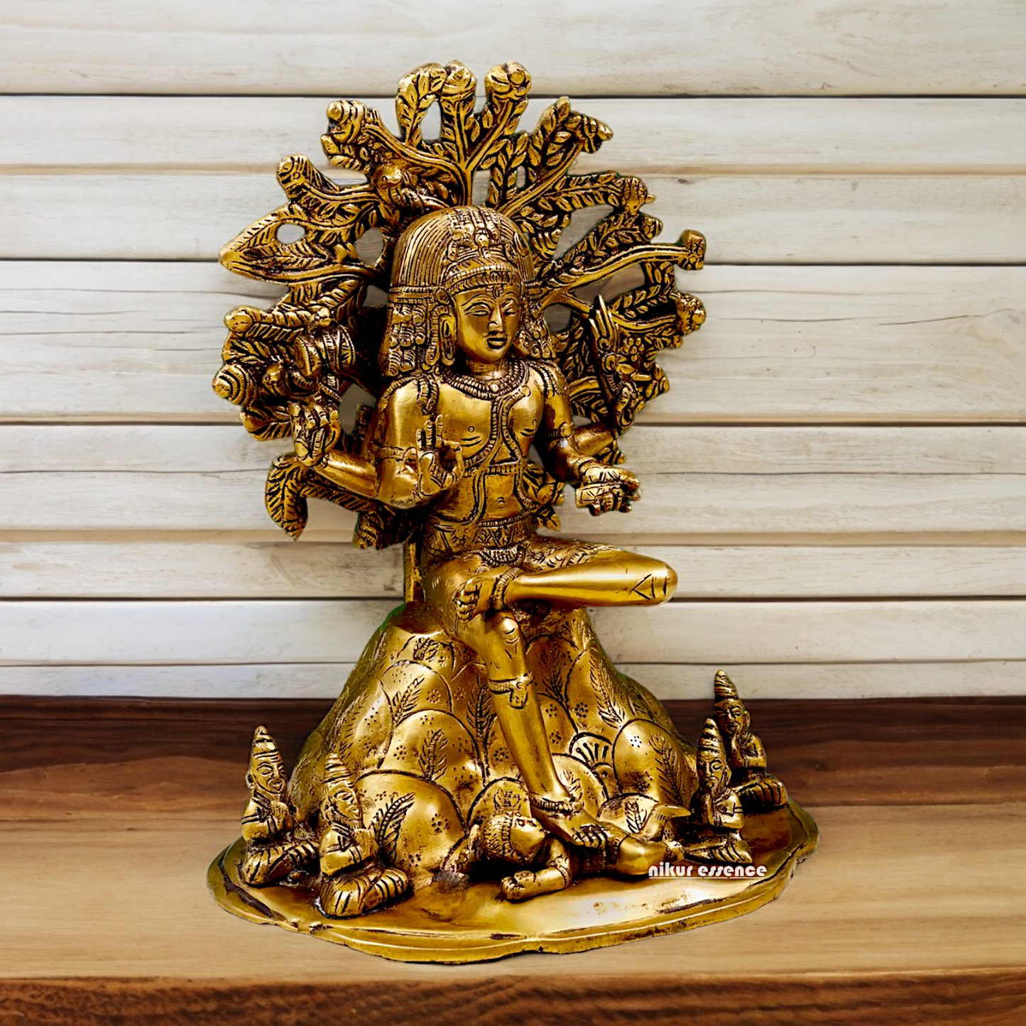 Shop Dakshinamurti Shiva Solid Brass idol - 12 inch Nikuressence