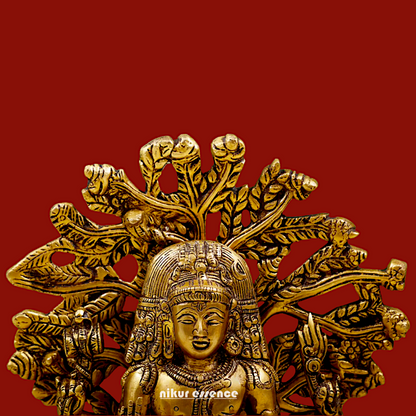 Shop Dakshinamurti Shiva Solid Brass idol - 12 inch Nikuressence