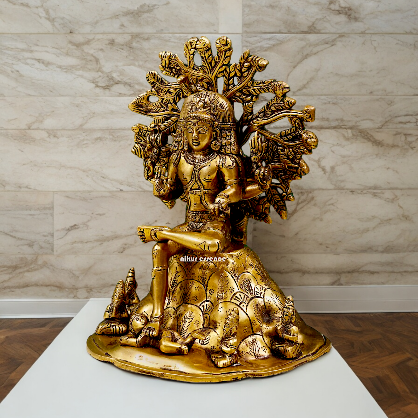 Shop Dakshinamurti Shiva Solid Brass idol - 12 inch Nikuressence