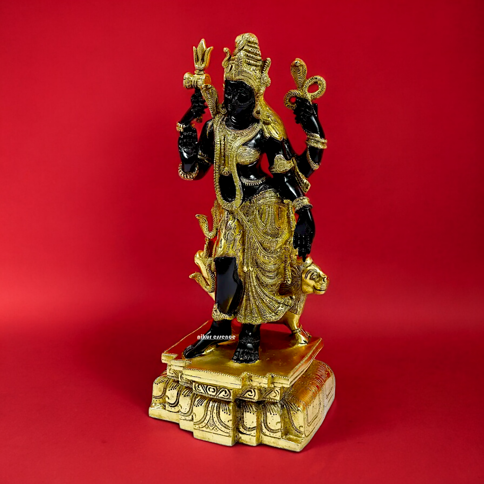 Lord Ardhanarishvara Brass idol - 18 inches Nikuressence