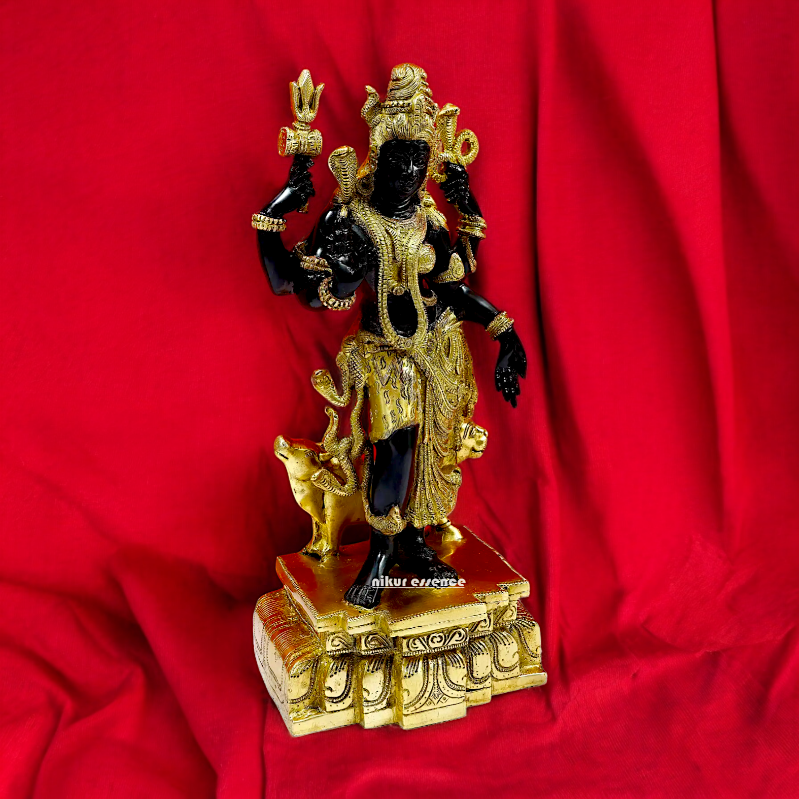 Lord Ardhanarishvara Brass idol - 18 inches Nikuressence