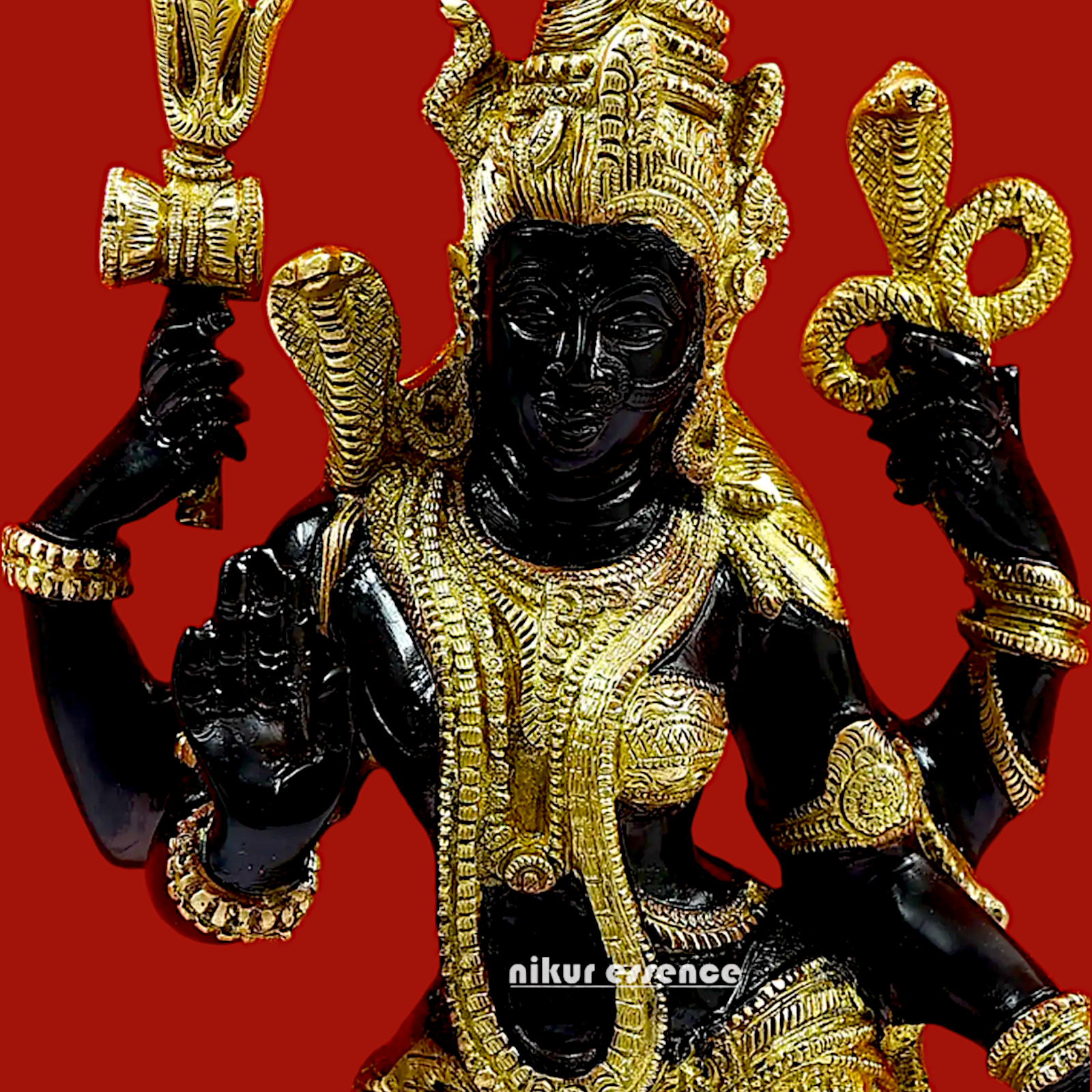 Lord Ardhanarishvara Brass idol - 18 inches Nikuressence