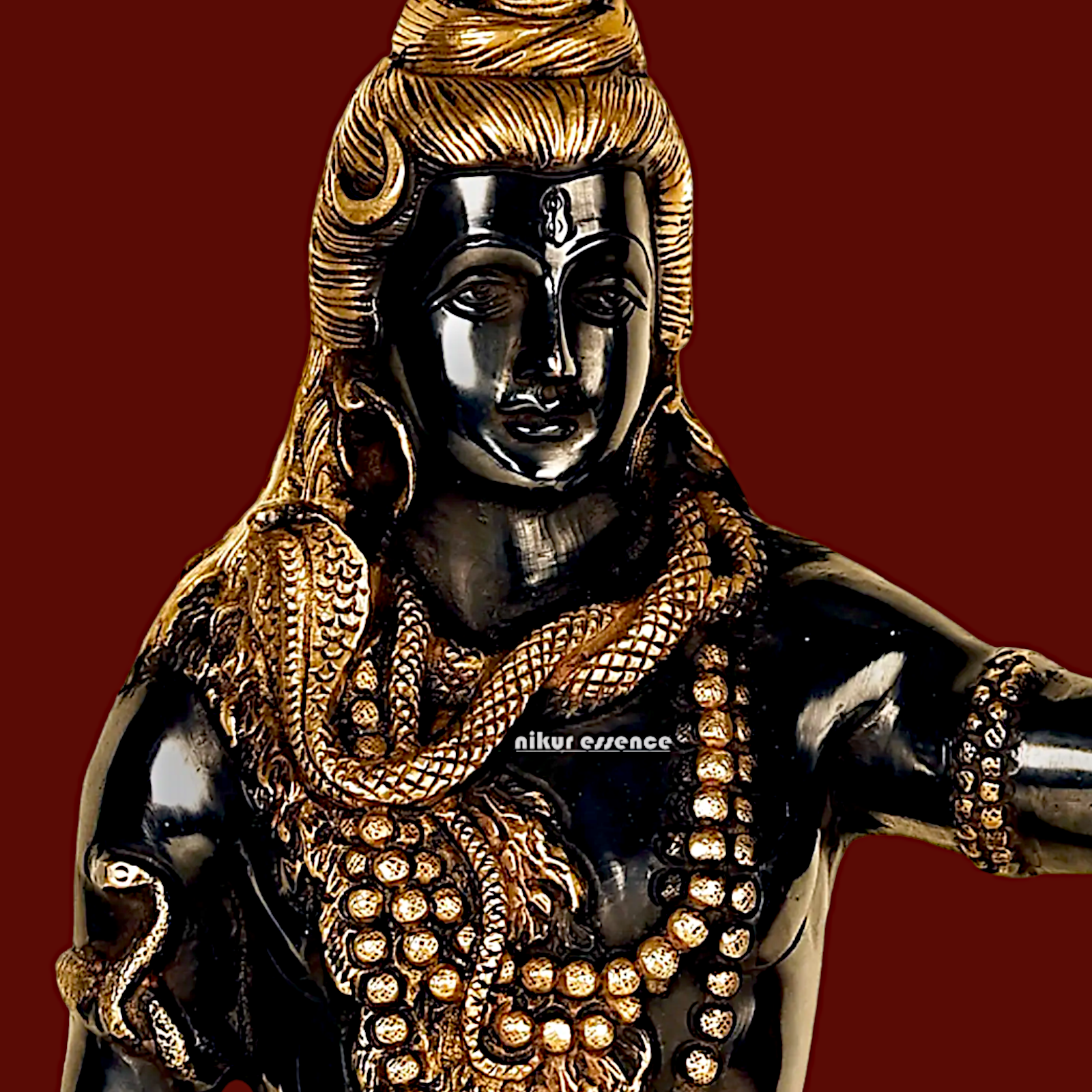 Buy Shiva Standing with trishul Brass idol - 23.5 inches Nikuressence