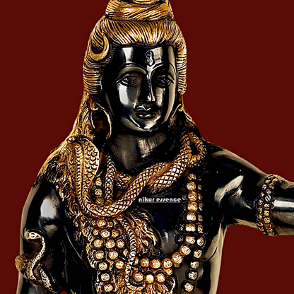 Buy Shiva Standing with trishul Brass idol - 23.5 inches Nikuressence