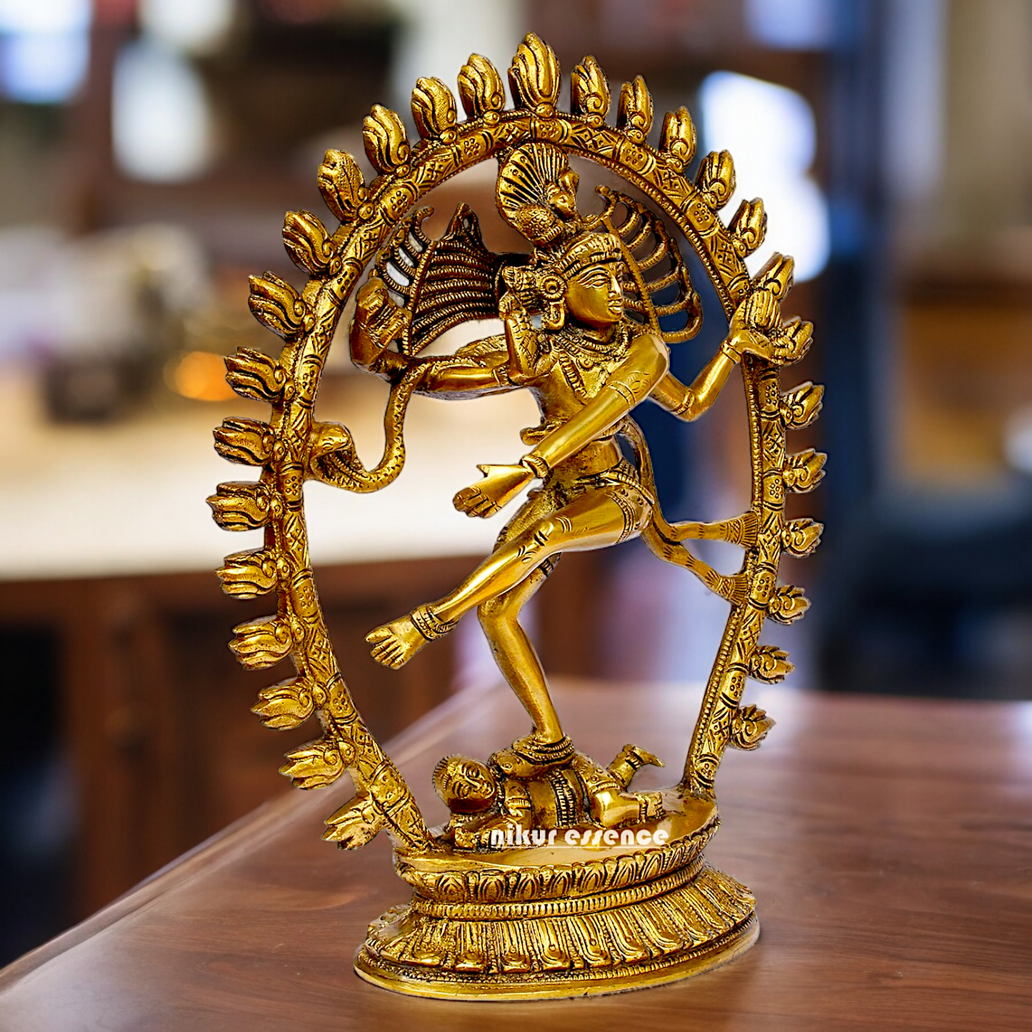 Shop Nataraja Shiv Dance Solid Brass idol - 12 inches Nikuressence
