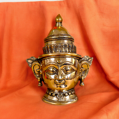 Goddess Gauri Parvati Brass idol- 9 inches Nikuressence