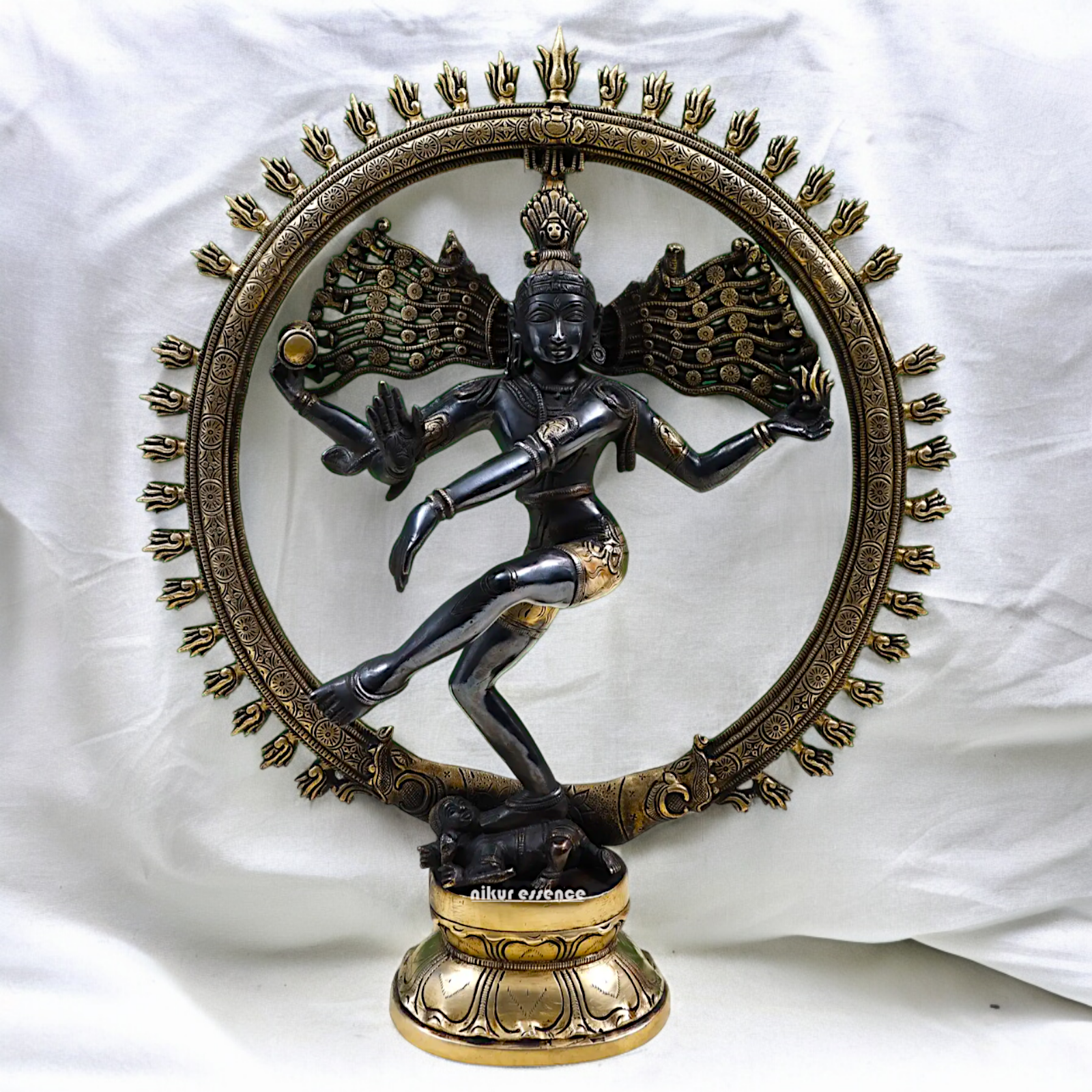 Lord Nataraja Shiva Dance Brass statue - 20 inch Nikuressence
