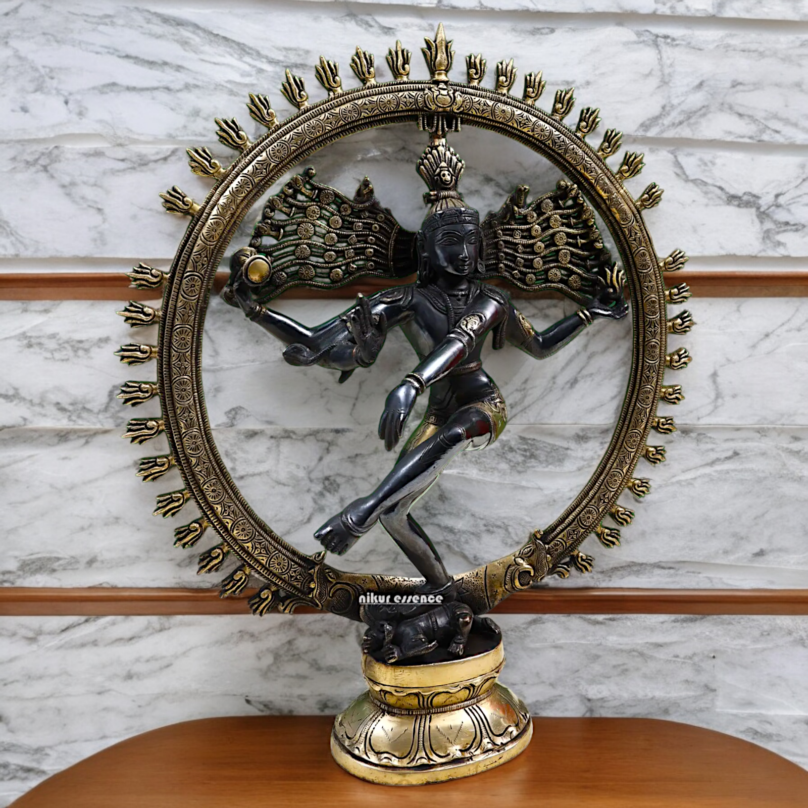 Lord Nataraja Shiva Dance Brass statue - 20 inch Nikuressence