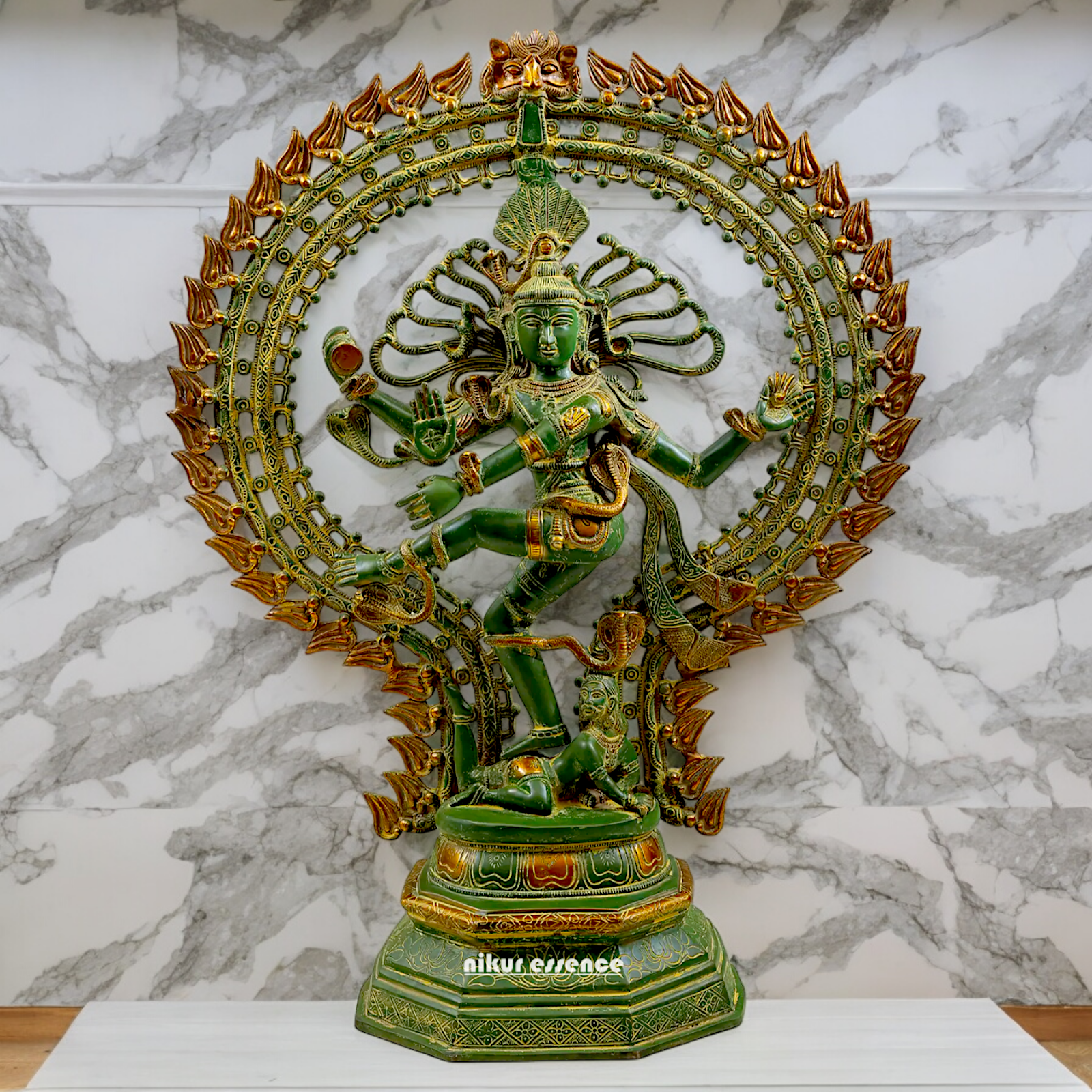 Buy Nataraja Shiva Dance Brass Idol - 30 inch Nikuressence