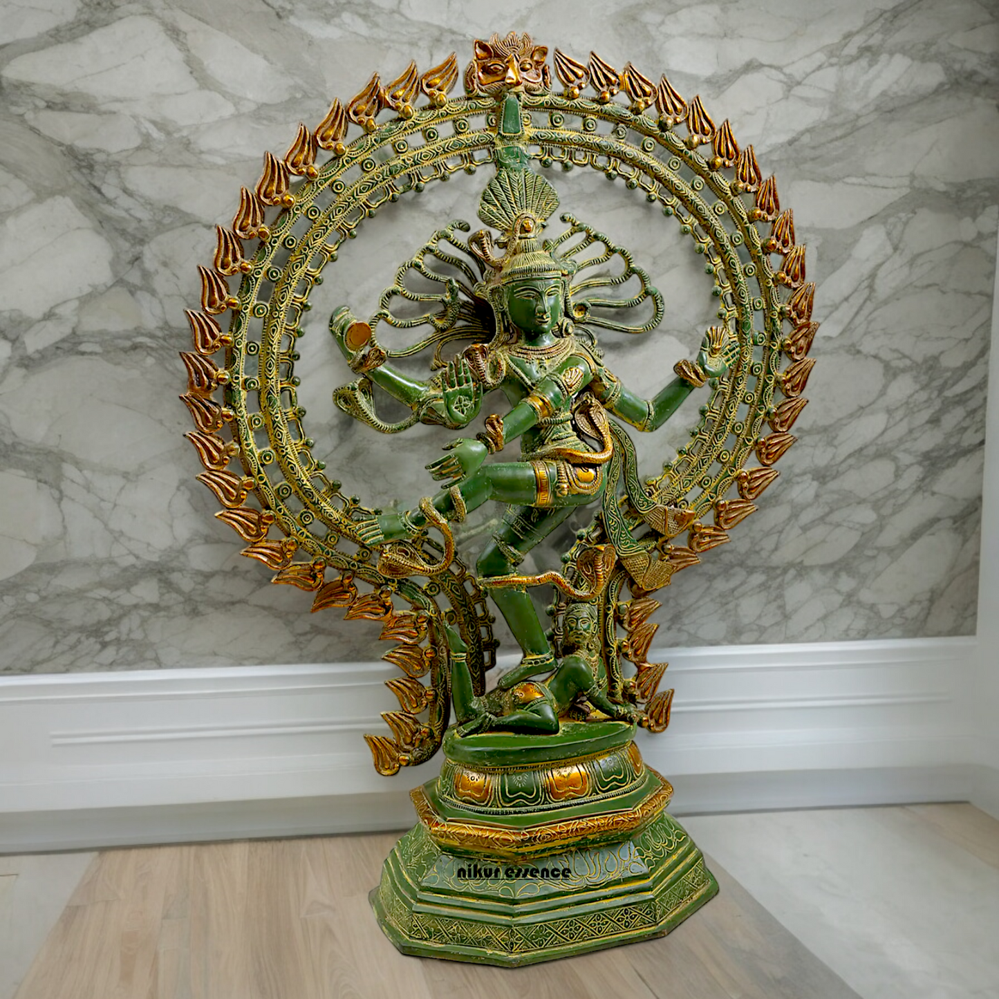 Buy Nataraja Shiva Dance Brass Idol - 30 inch Nikuressence