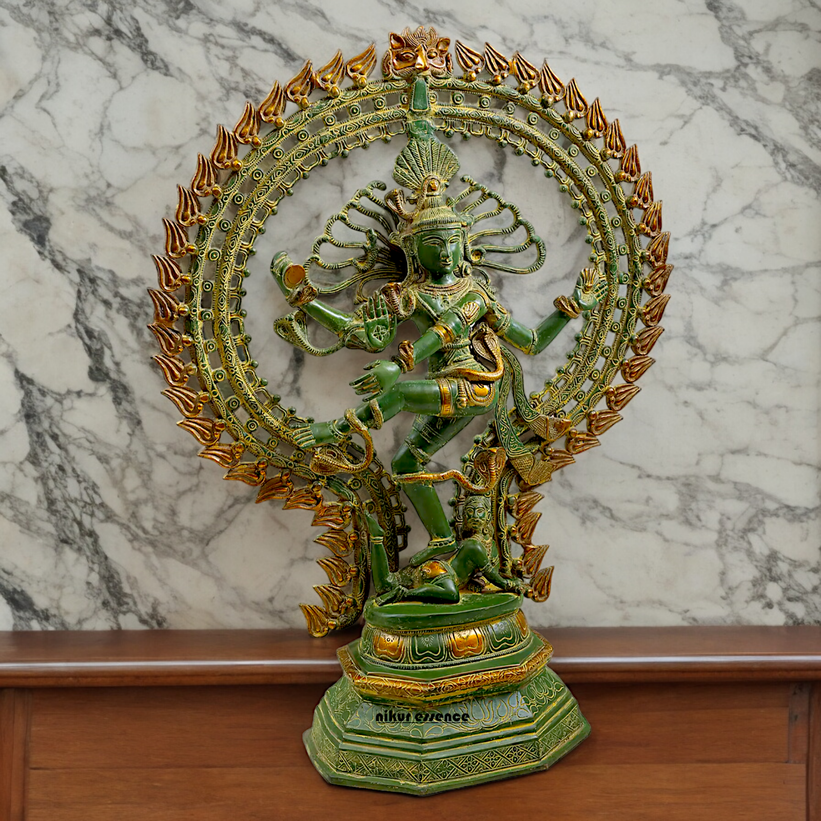Buy Nataraja Shiva Dance Brass Idol - 30 inch Nikuressence