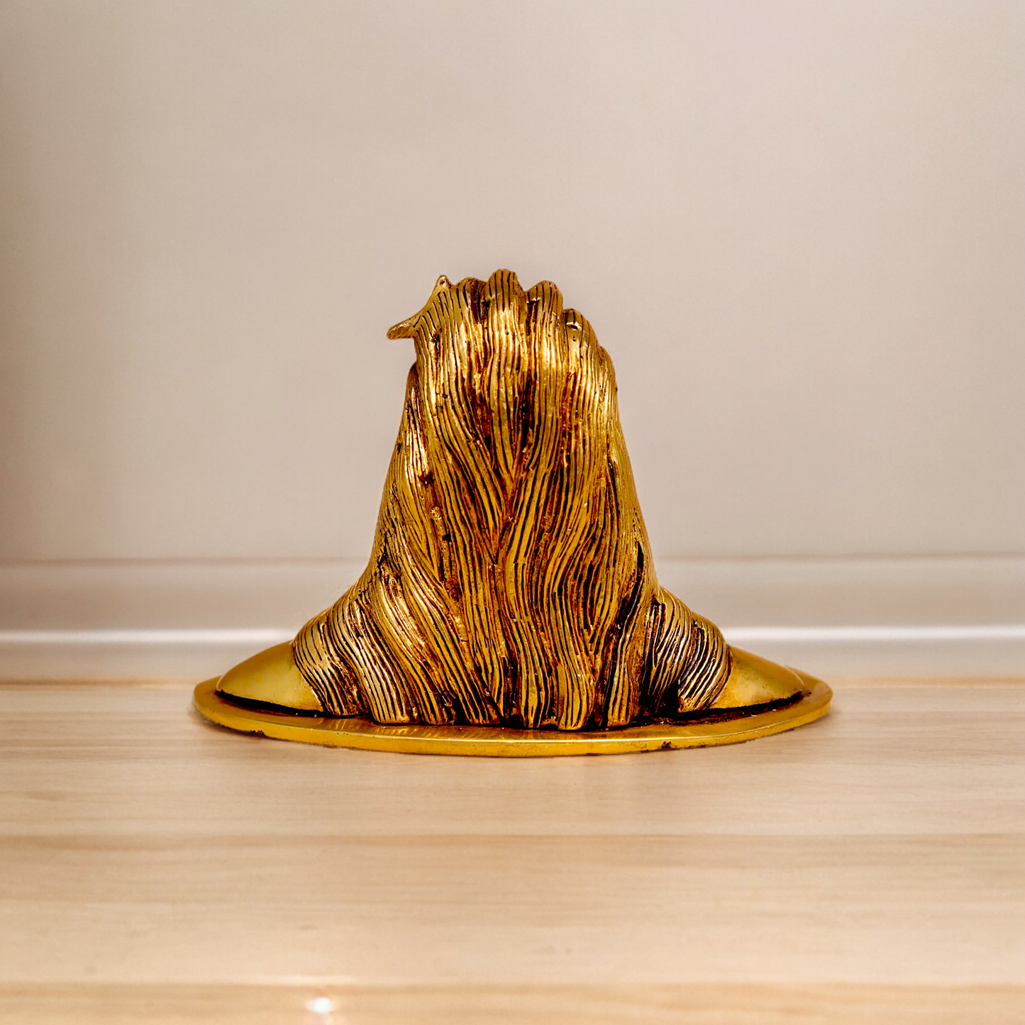 Lord Shiva face head Solid Brass Idol - 6.102 inches Nikuressence