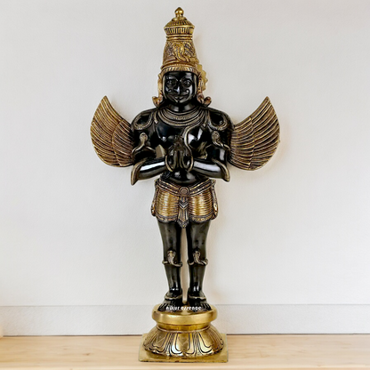 Buy Garuda Standing Brass Idol - 21.8 inch Nikuressence