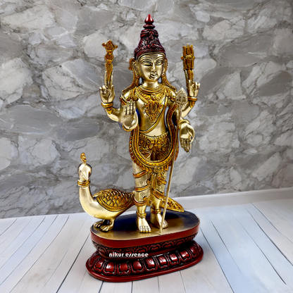 Buy Murugan Kartikeya Brass idol - 16.299 inches Nikuressence