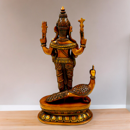 Lord Swamy Murugan Brass Idol - 16.30 inches Nikuressence