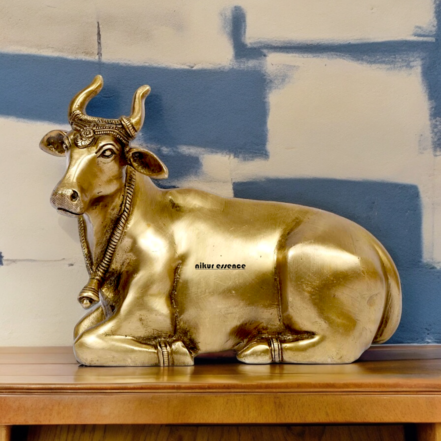 Shop Cow Solid Brass idol - 7.5 Inches Nikuressence