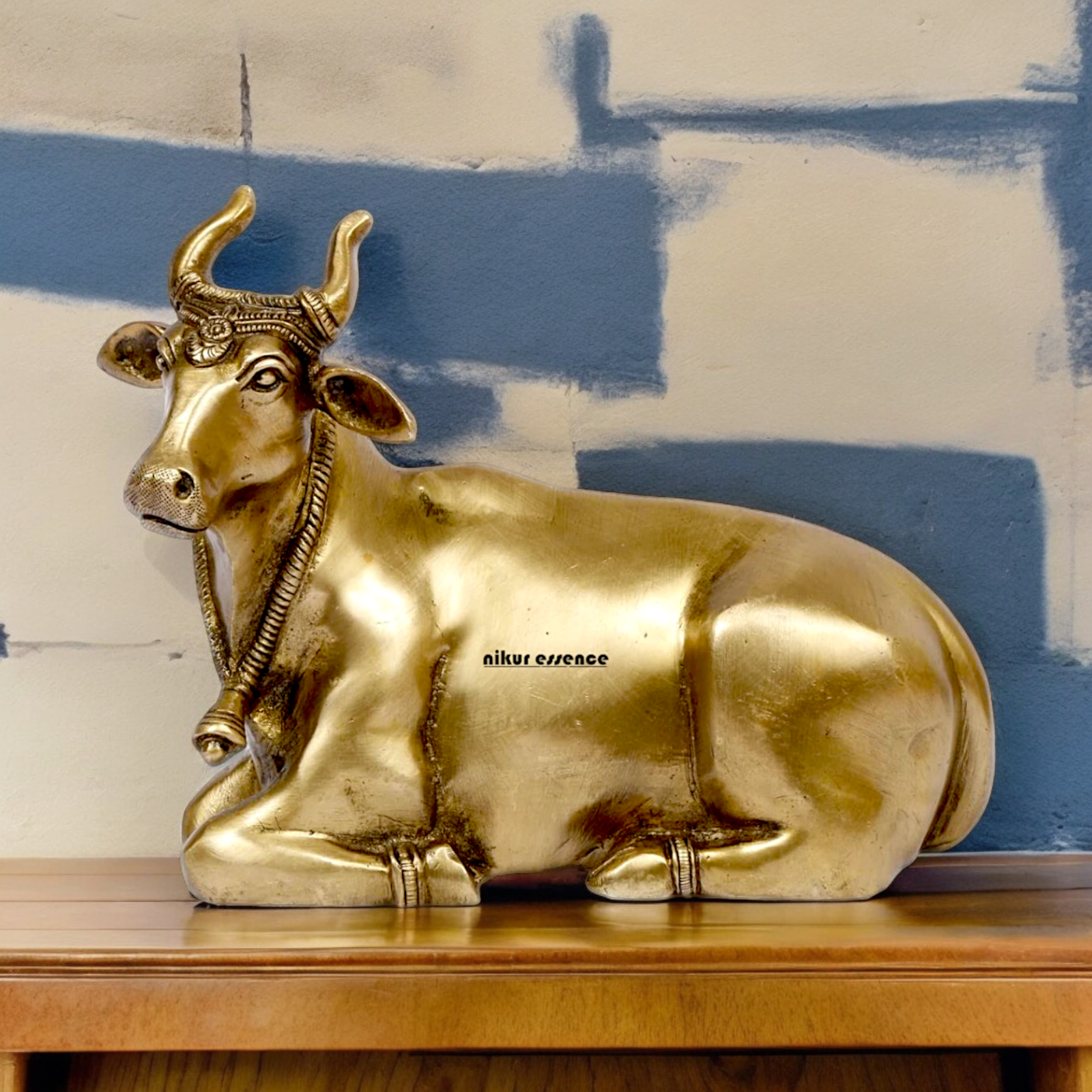 Shop Cow Solid Brass idol - 7.5 Inches Nikuressence
