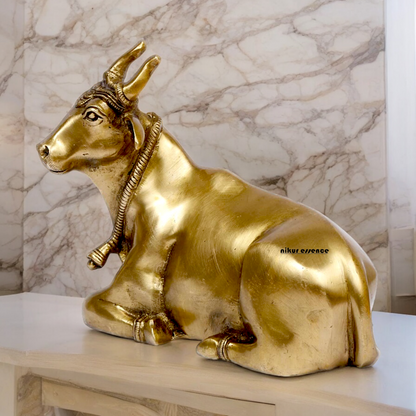 Shop Cow Solid Brass idol - 7.5 Inches Nikuressence