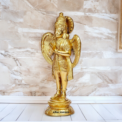 Shop Garuda Standing Solid Brass idol - 8 inches Nikuressence