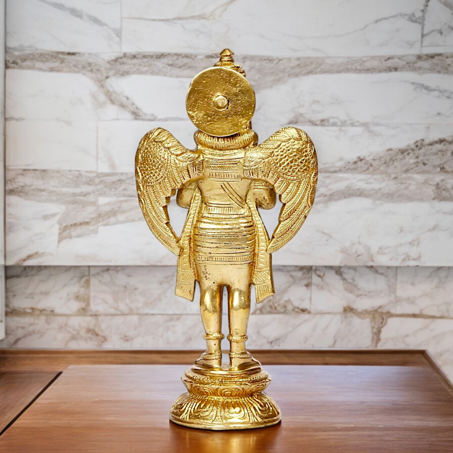 Shop Garuda Standing Solid Brass idol - 8 inches Nikuressence