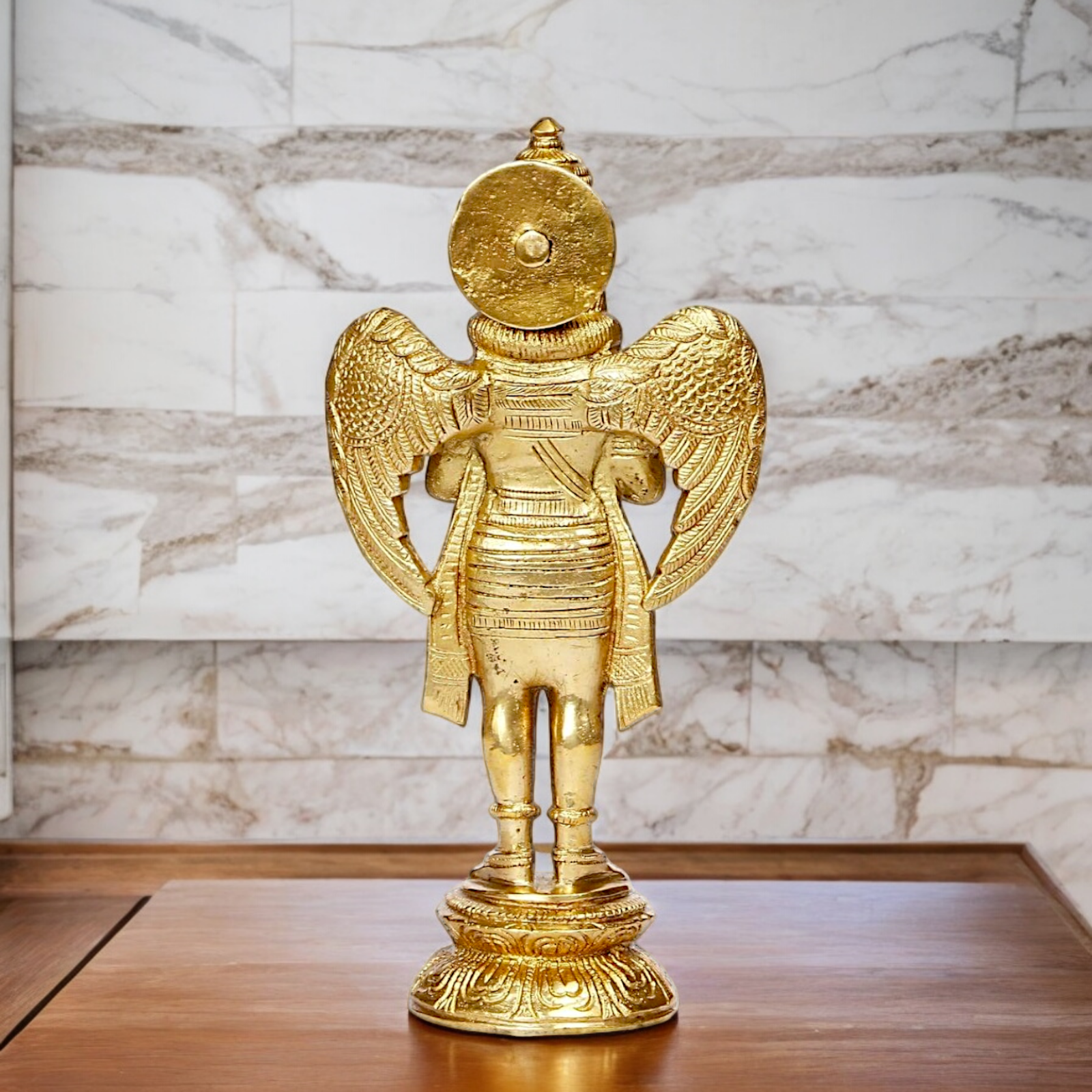 Shop Garuda Standing Solid Brass idol - 8 inches Nikuressence