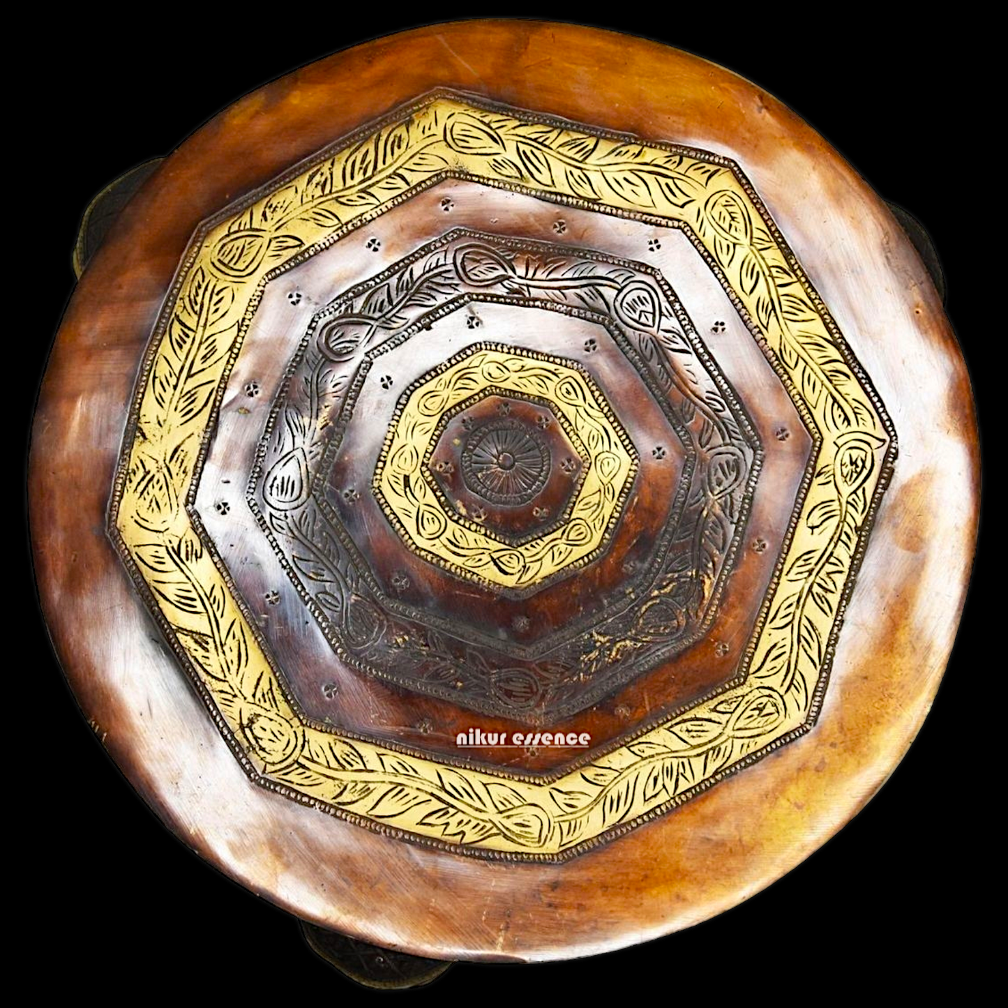 Buy Stool Chowki Brass - 18 inches Nikuressence