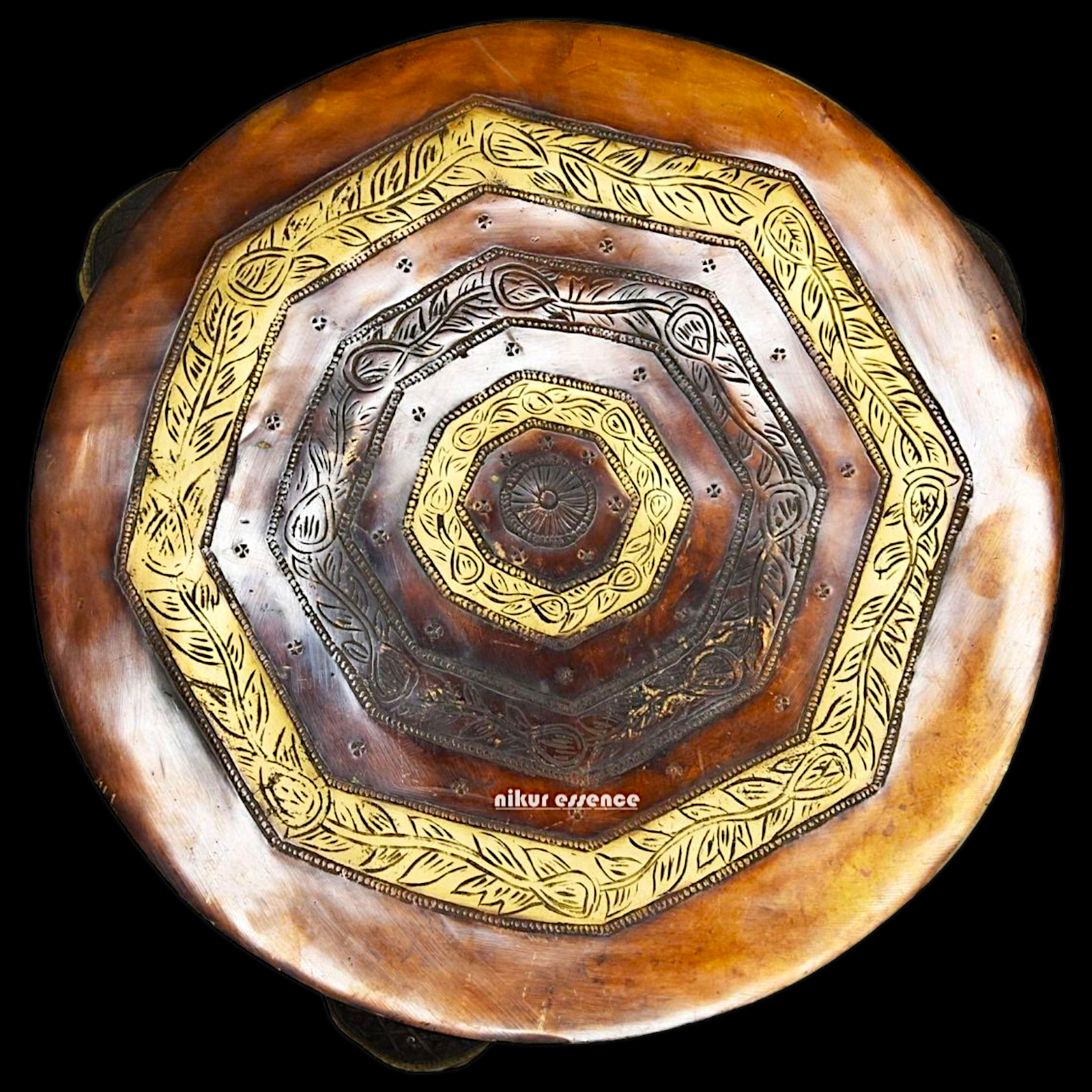 Buy Stool Chowki Brass - 18 inches Nikuressence