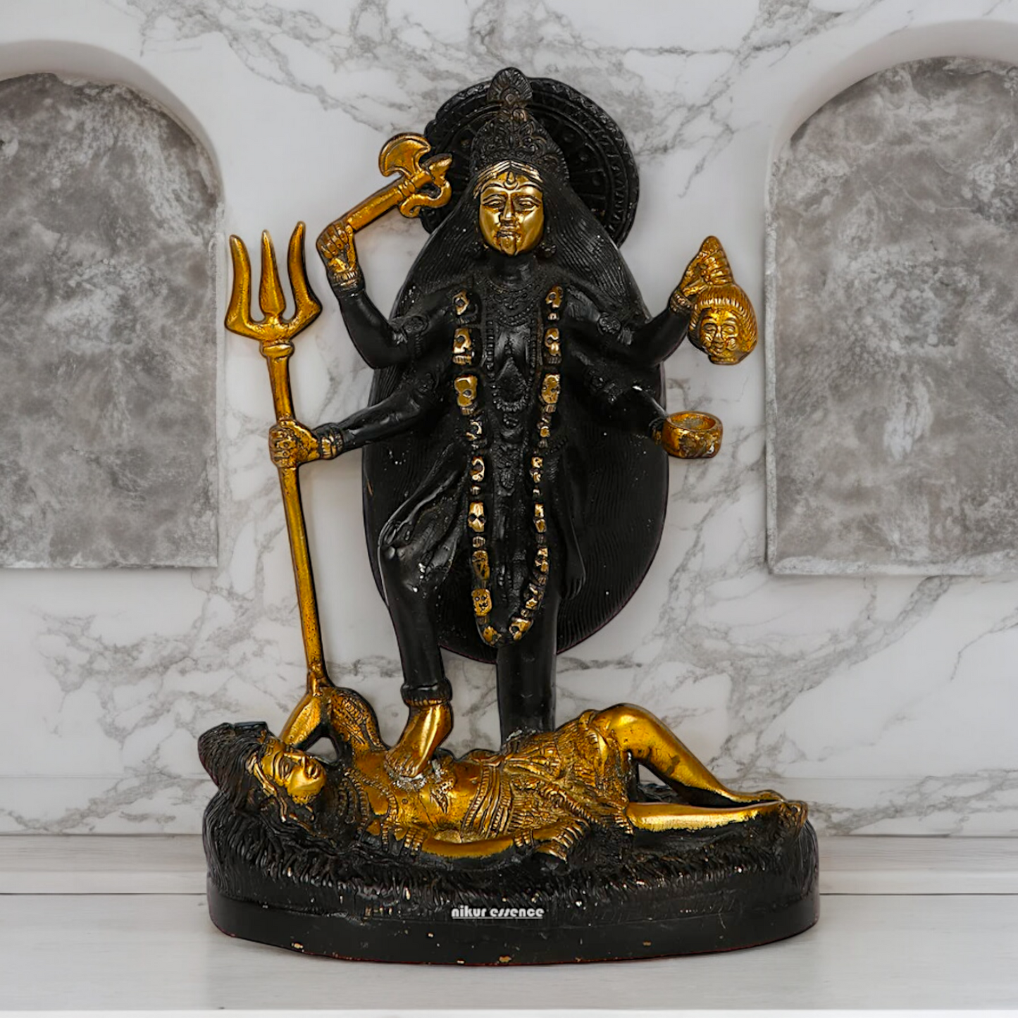 Shop Kali Mata Brass Idol - 10 inch Nikuressence