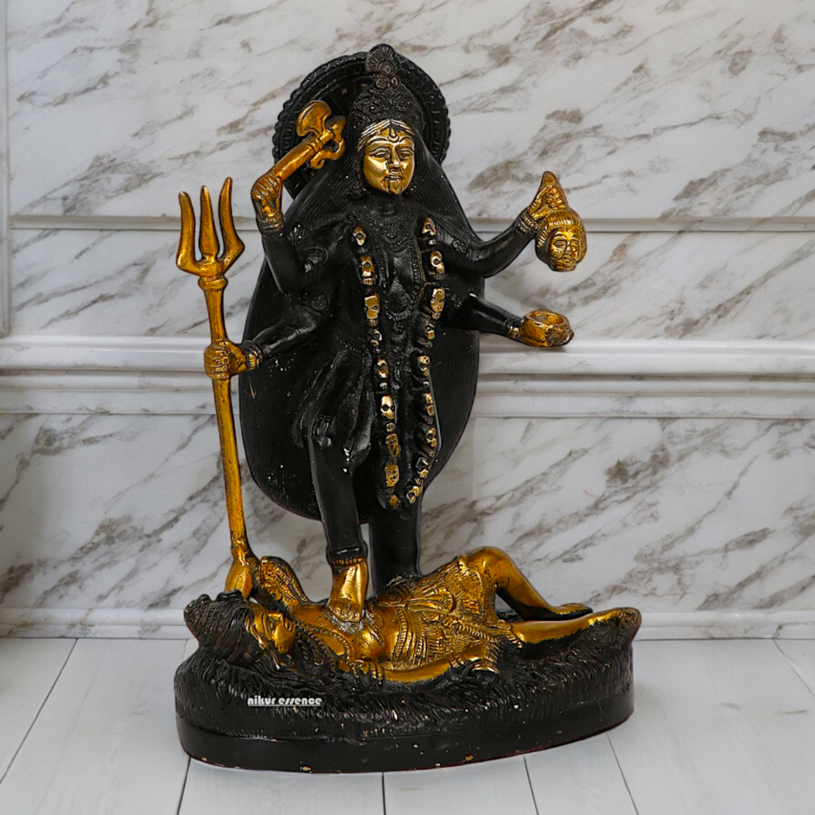 Shop Kali Mata Brass Idol - 10 inch Nikuressence