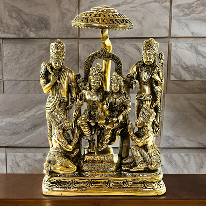 Buy Ram Darbar Solid Brass Idol - 15 inch Nikuressence