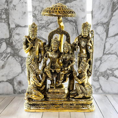 Buy Ram Darbar Solid Brass Idol - 15 inch Nikuressence