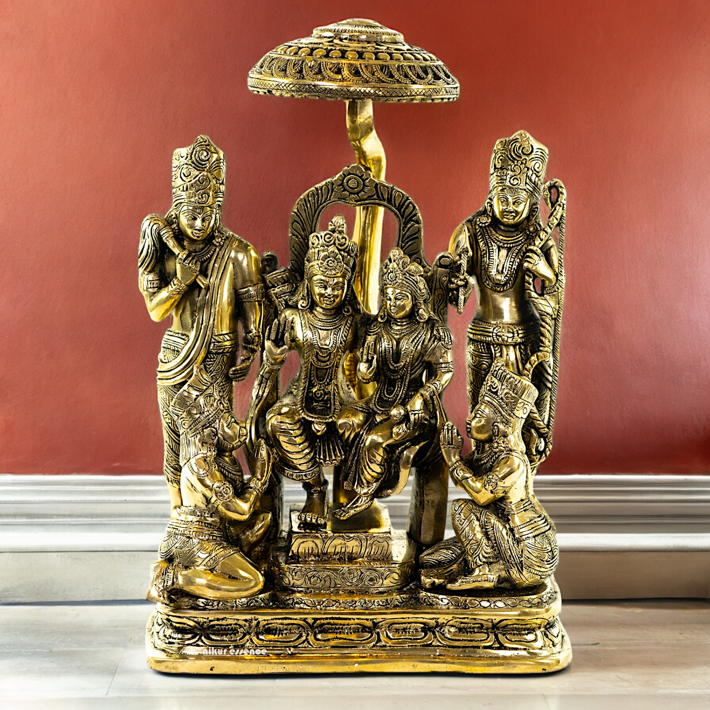 Buy Ram Darbar Solid Brass Idol - 15 inch Nikuressence