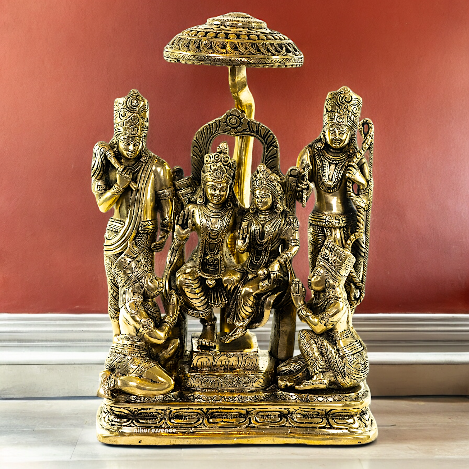 Buy Ram Darbar Solid Brass Idol - 15 inch Nikuressence