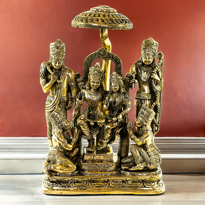 Buy Ram Darbar Solid Brass Idol - 15 inch Nikuressence