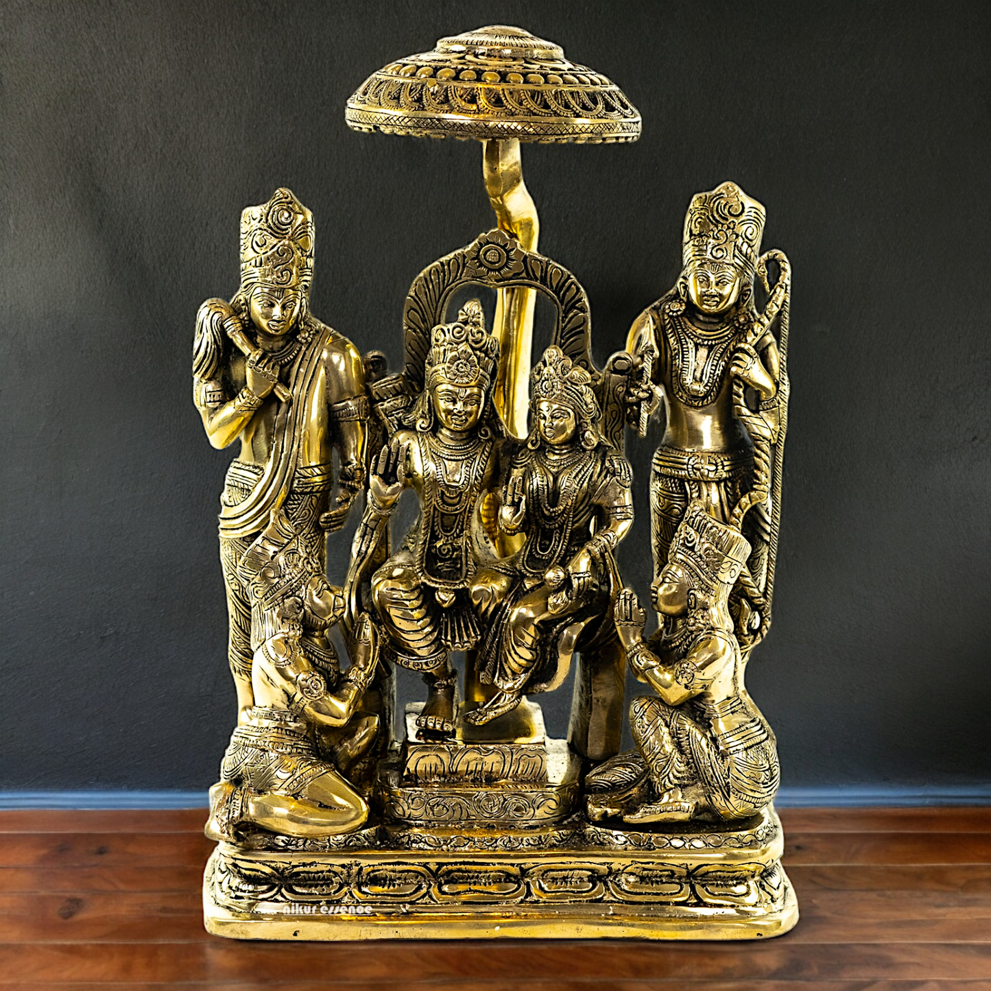 Buy Ram Darbar Solid Brass Idol - 15 inch Nikuressence