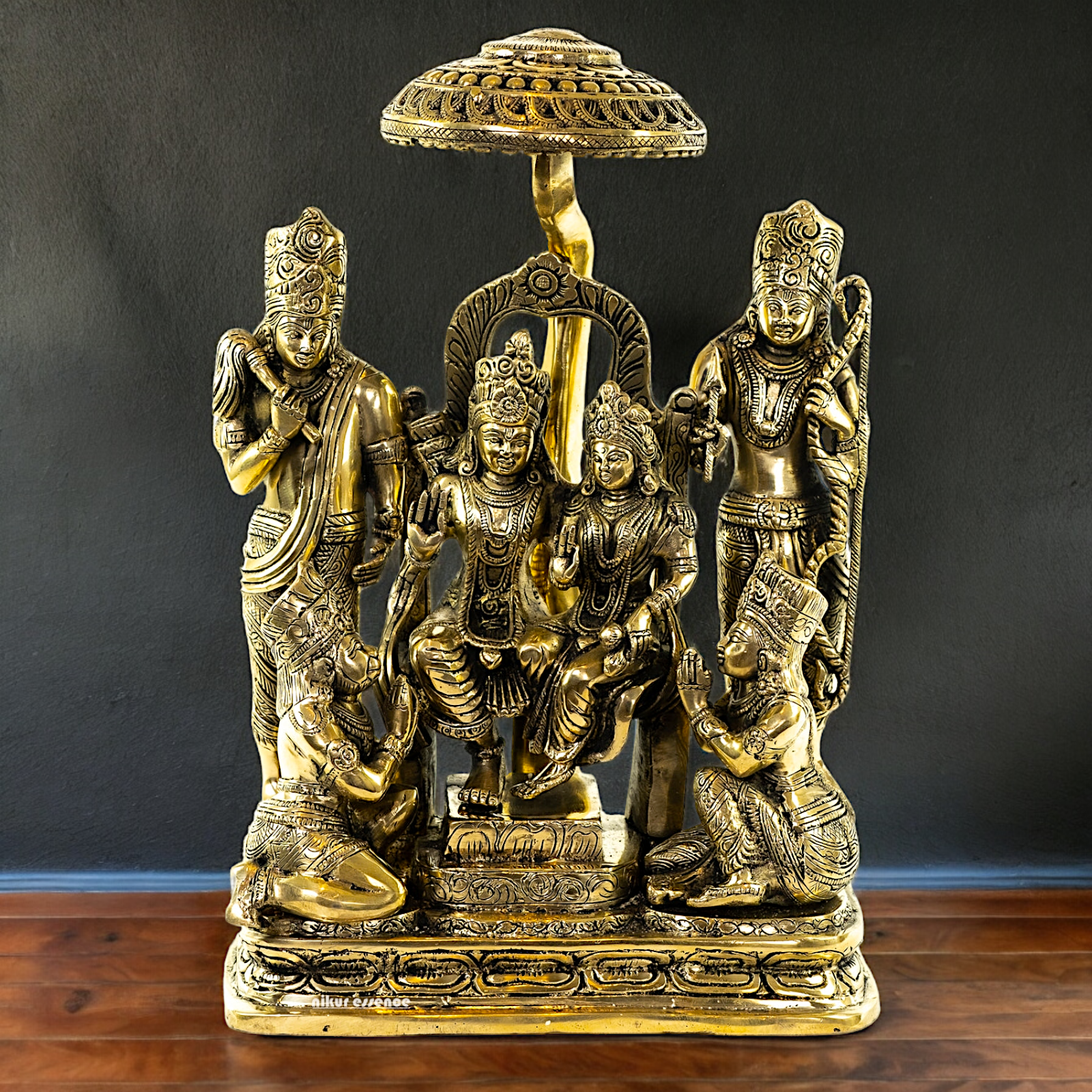 Buy Ram Darbar Solid Brass Idol - 15 inch Nikuressence